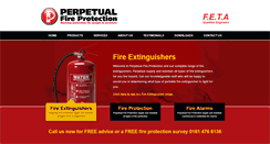 Desktop Screenshot of perpetualfireprotection.co.uk